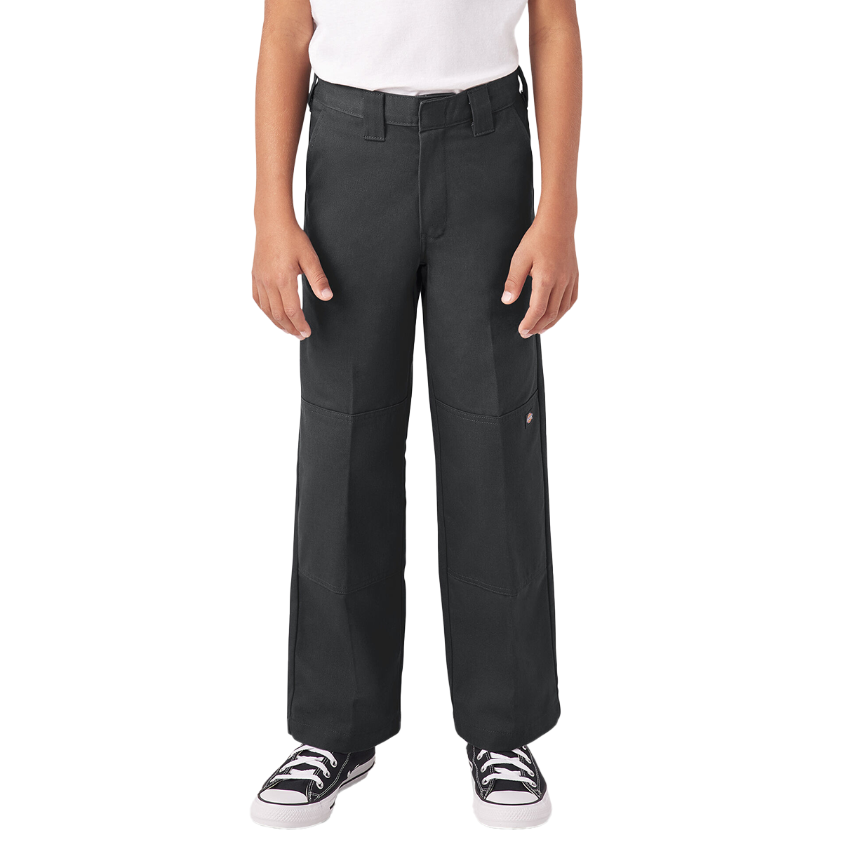 DIckies Boys Double Knee Work Pants Black