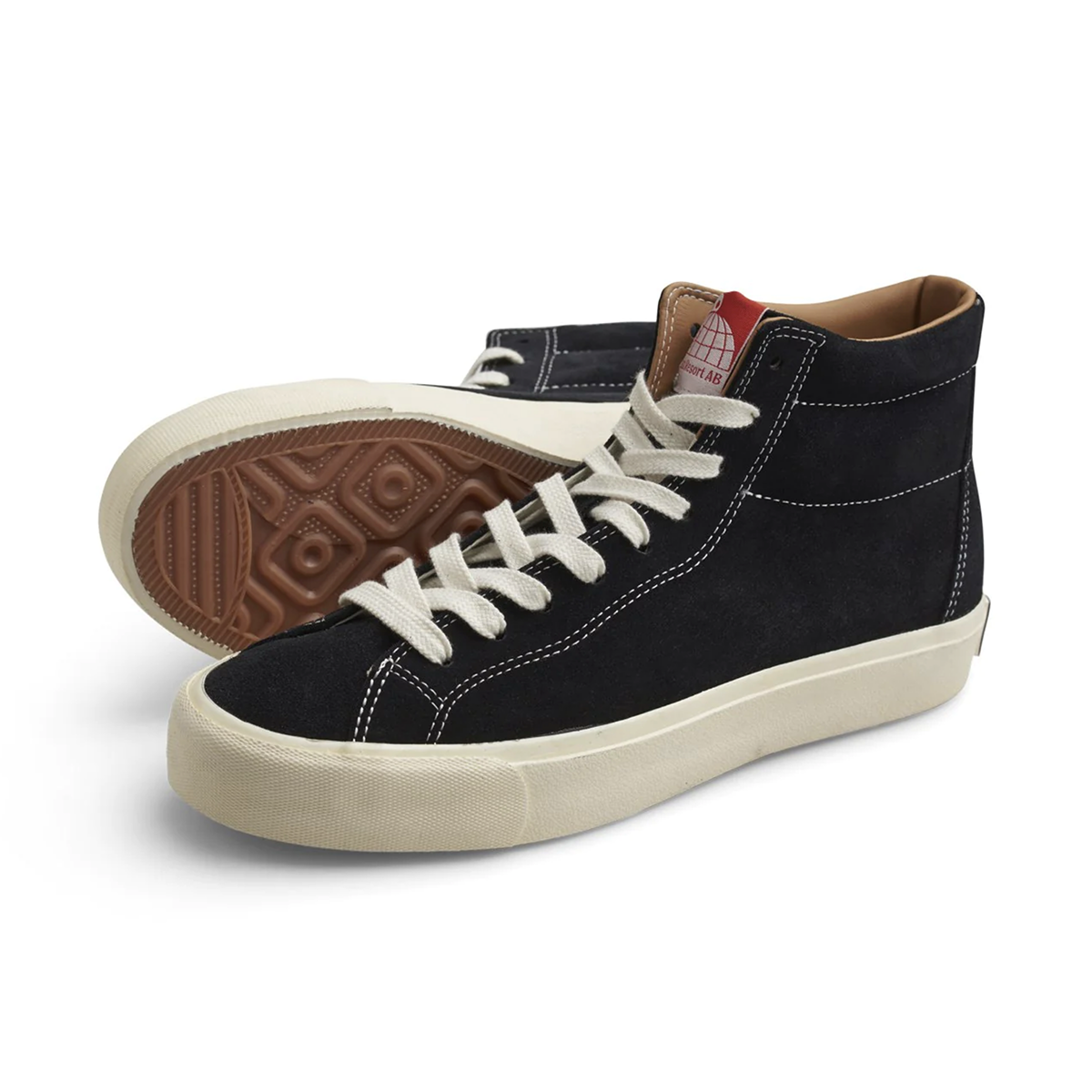 Last Resort AB VM003 Hi Suede Shoe - Black/White - Directive Boardshop