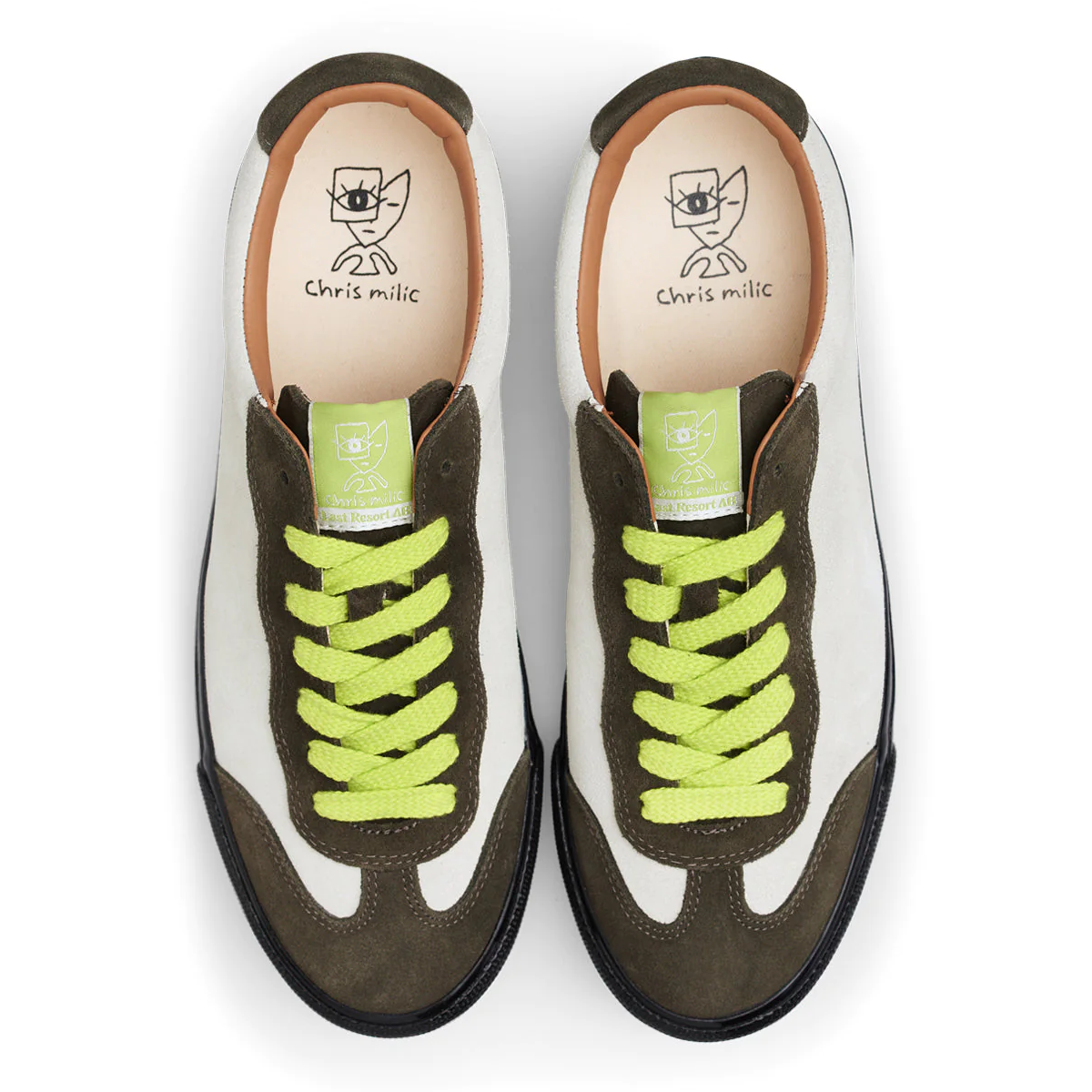 Last Resort AB VM004 Milic Lo Shoe - Olive Cream/Black - Directive