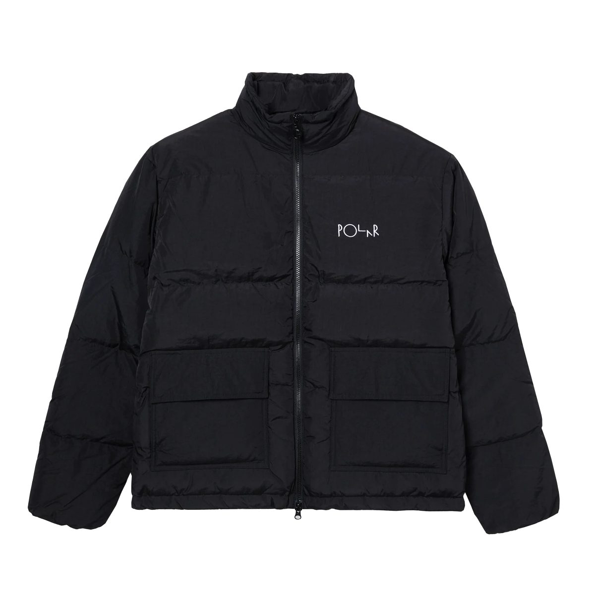 Polar Pocket Puffer Jacket - Black - Directive Boardshop