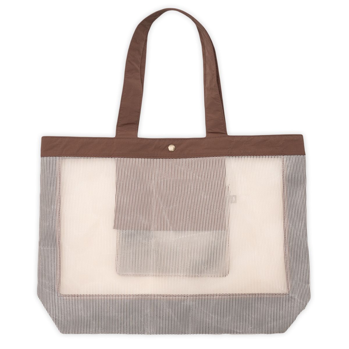 Passport Radish RPET Mesh Tote Bag - Brown