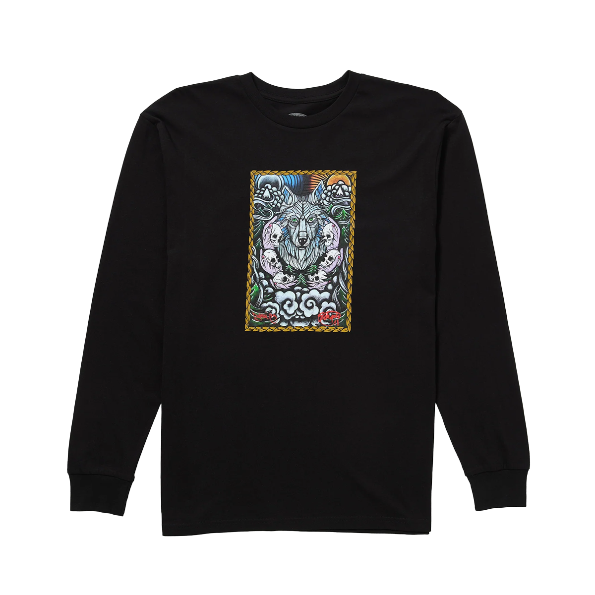 1910 Midnight Howler Long Sleeve T-Shirt - Black