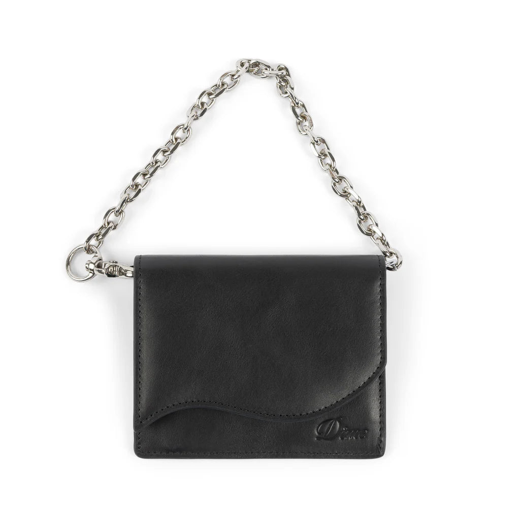 Dime Chain Leather Wallet - Assorted Colors