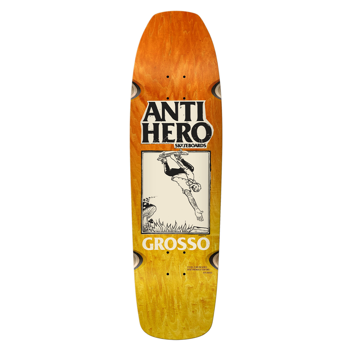 Antihero SSD 2025 Grosso Fade Handplant Skate Deck - 9.25