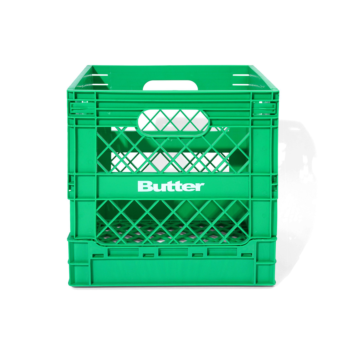 Butter Collapsible Record Crate - Green