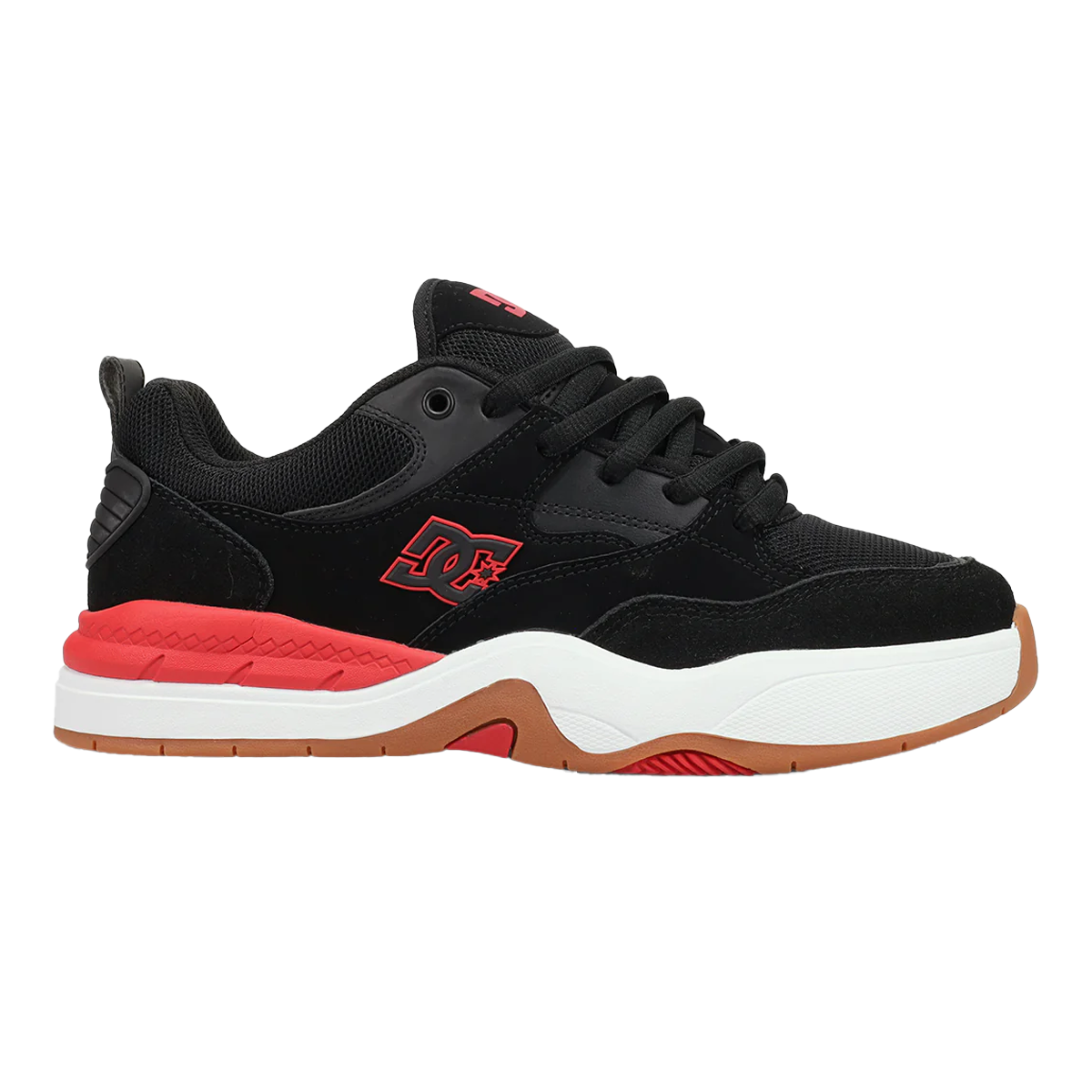 DC Ascend S Shoes - Black / Black / Red