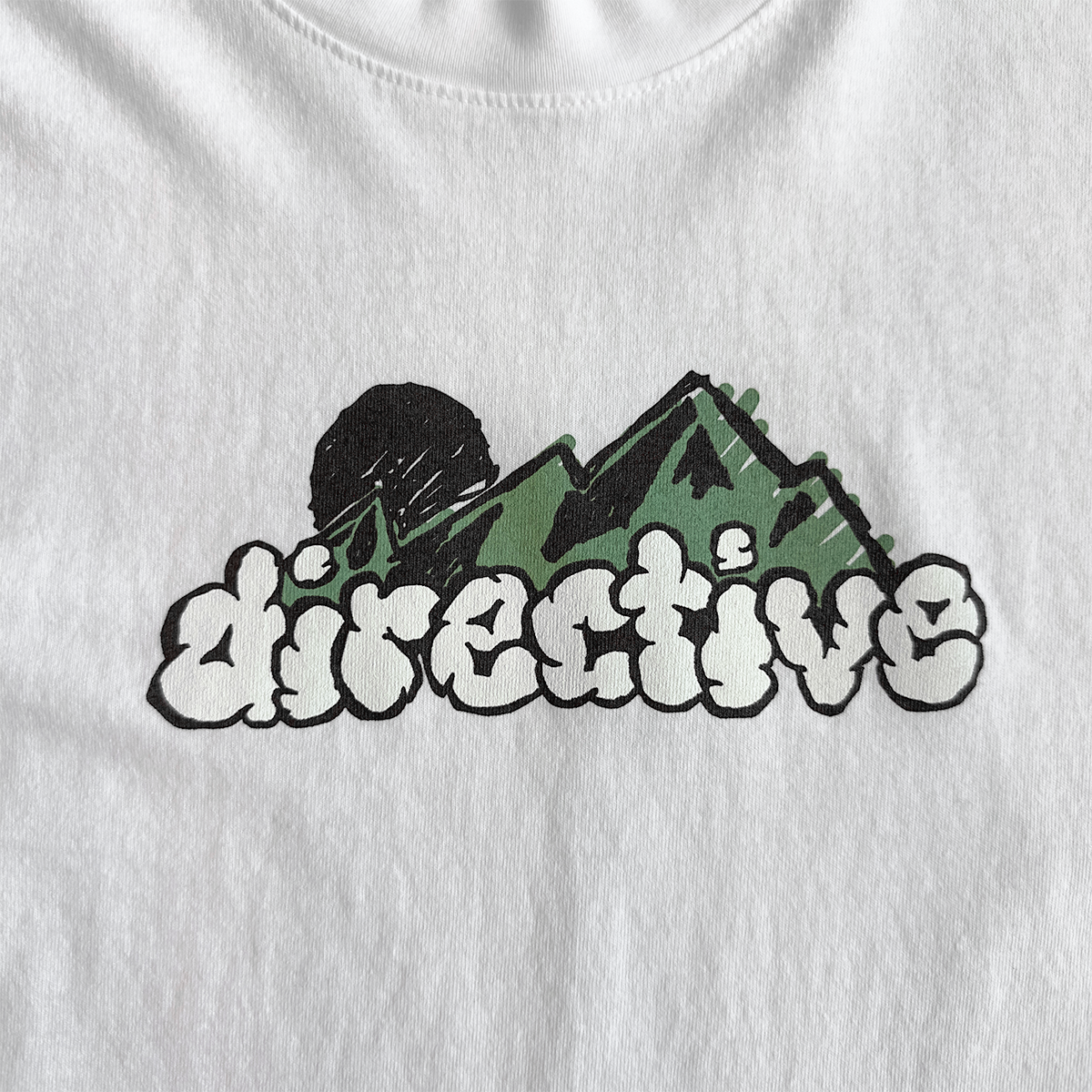 Directive Mountains Long Sleeve T-Shirts - White