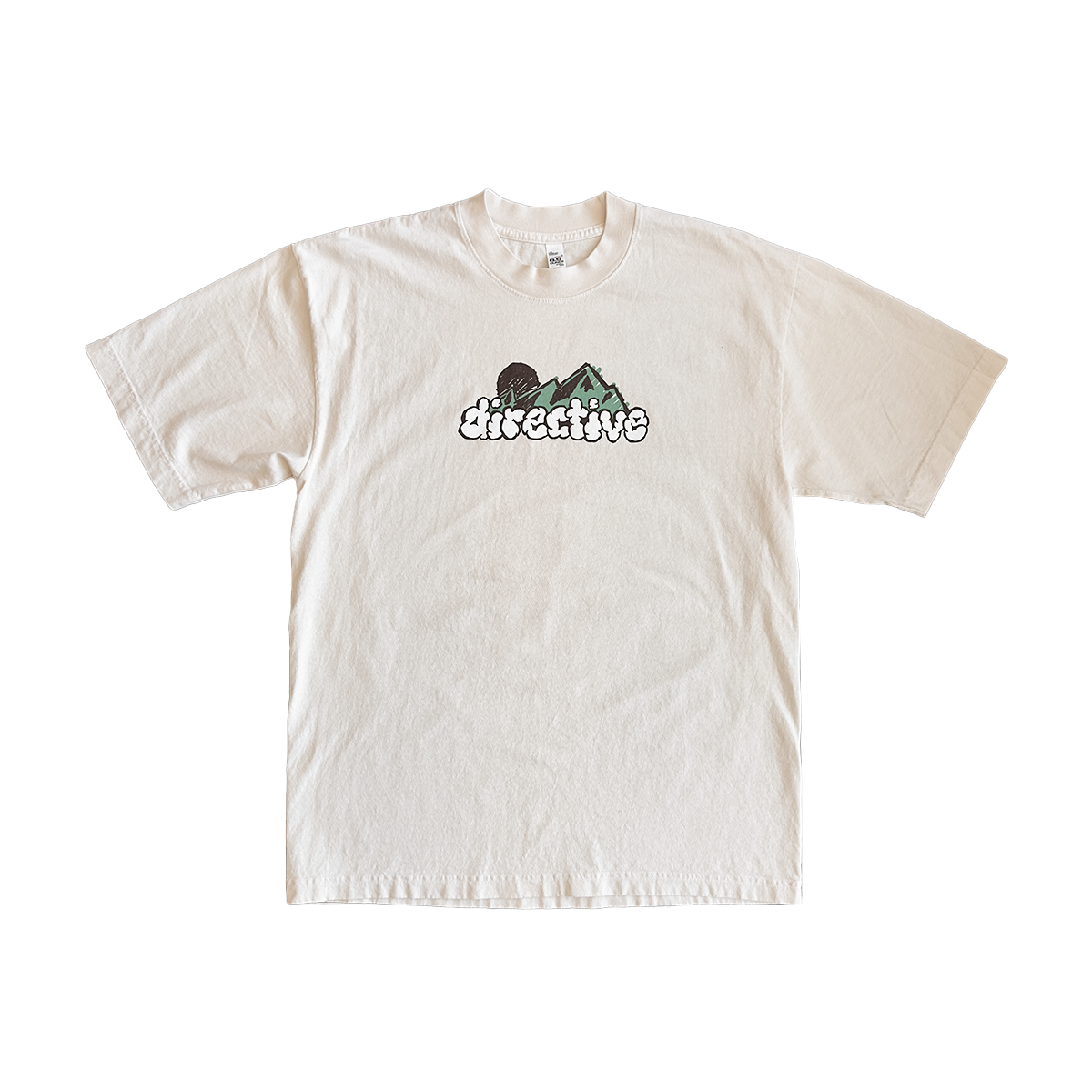 Directive Mountains T-Shirt - Creme