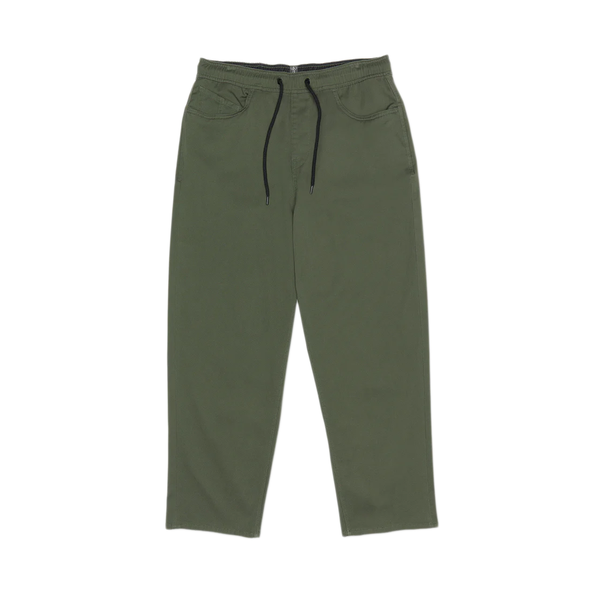 Volcom Freazy Loose Elastic Waist Pants - Squadron Green