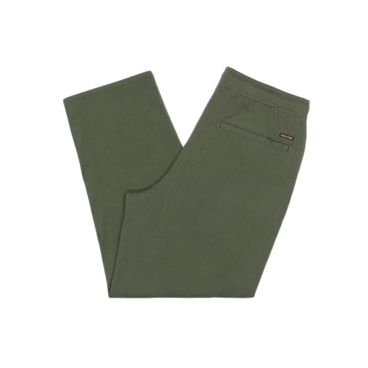 Volcom Freazy Loose Elastic Waist Pants - Squadron Green