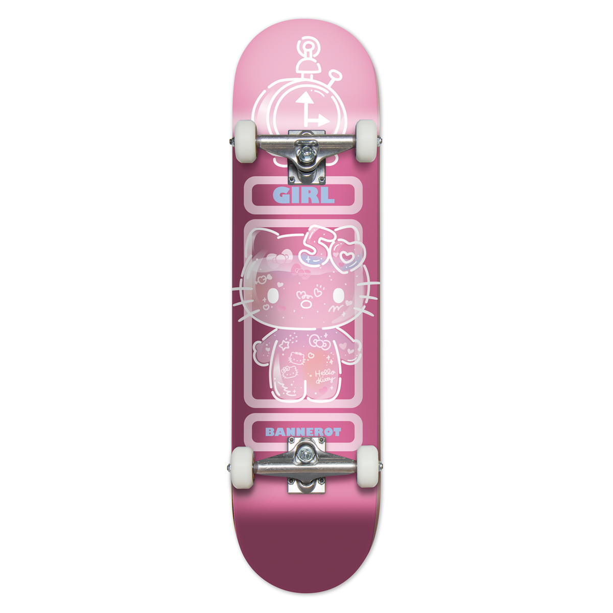 Girl Bannerot Hello Kitty 50th Anniversary Skate Complete - 7.5