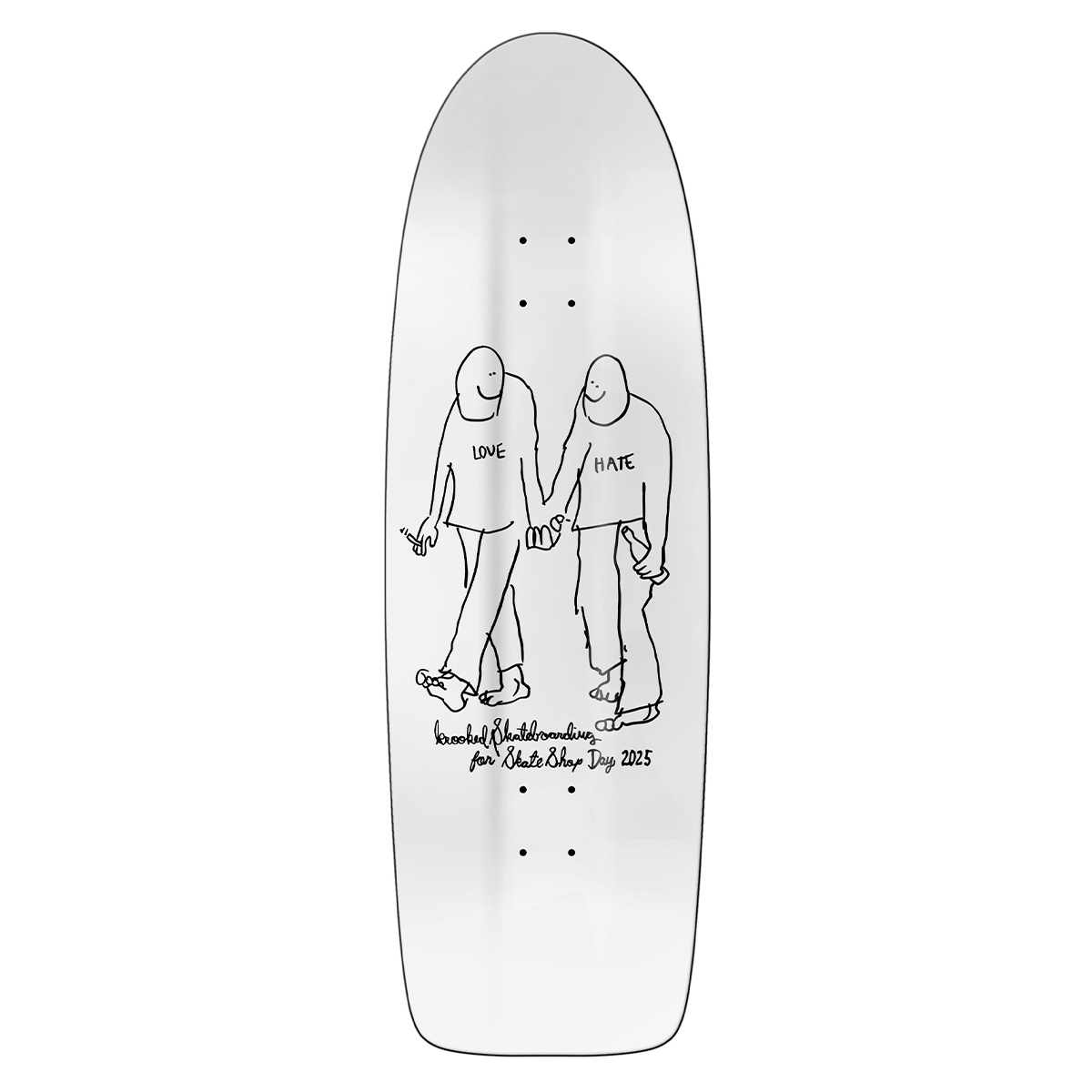 Krooked SSD 2025 Love Beamer Skate Deck - 10.75