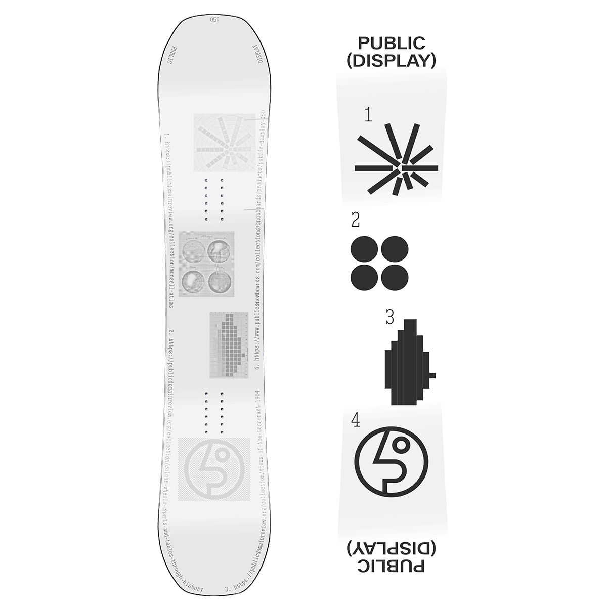 Public 2025 Display Snowboard - Assorted Sizes