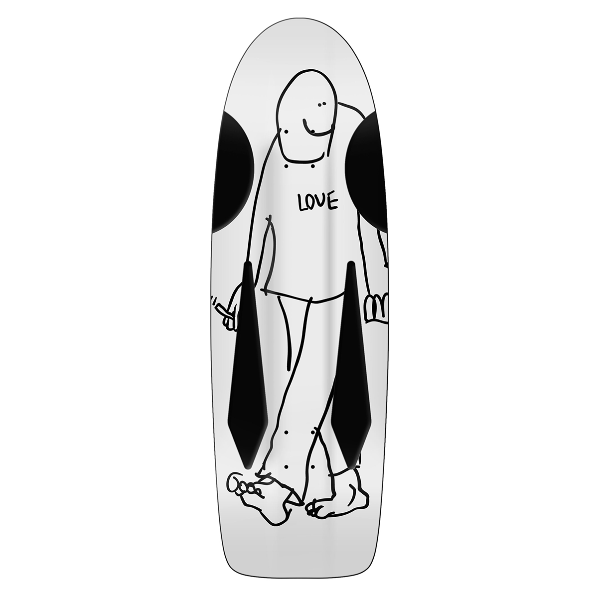 Krooked SSD 2025 Love Beamer Skate Deck - 10.75