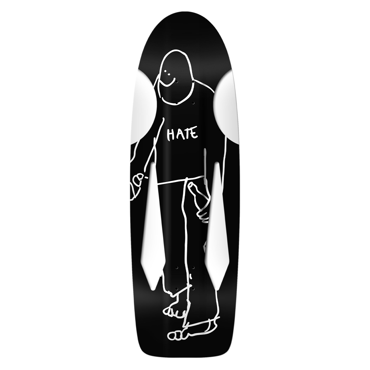 Krooked SSD 2025 Hate Beamer Skate Deck - 10.75