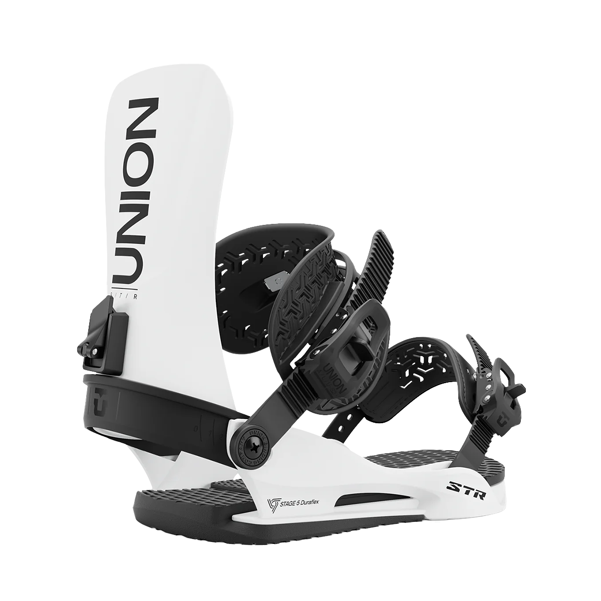 Union 2025 STR Snowboard Bindings - White