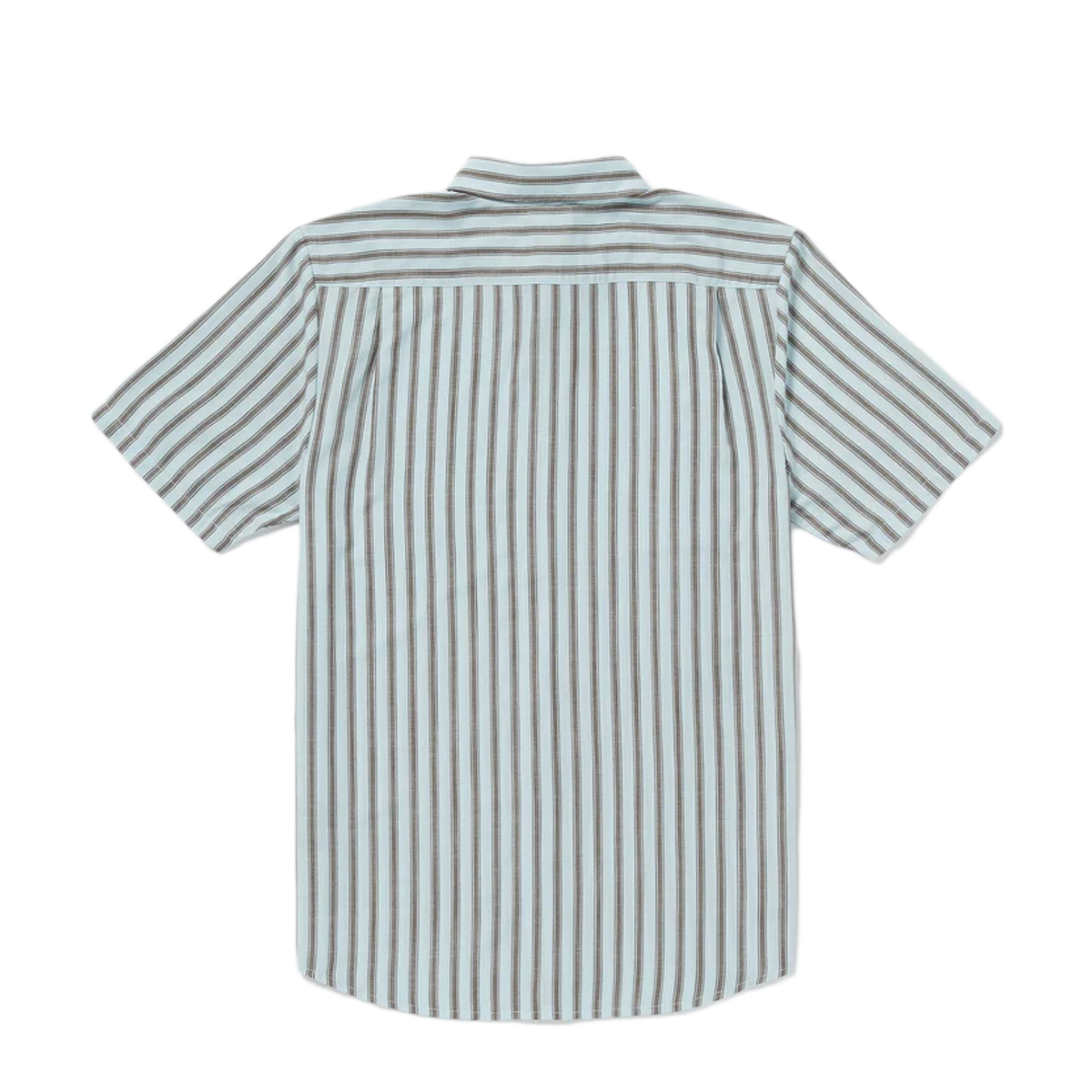 Volcom Arvostripe Woven Short Sleeve Shirt - Road Sky