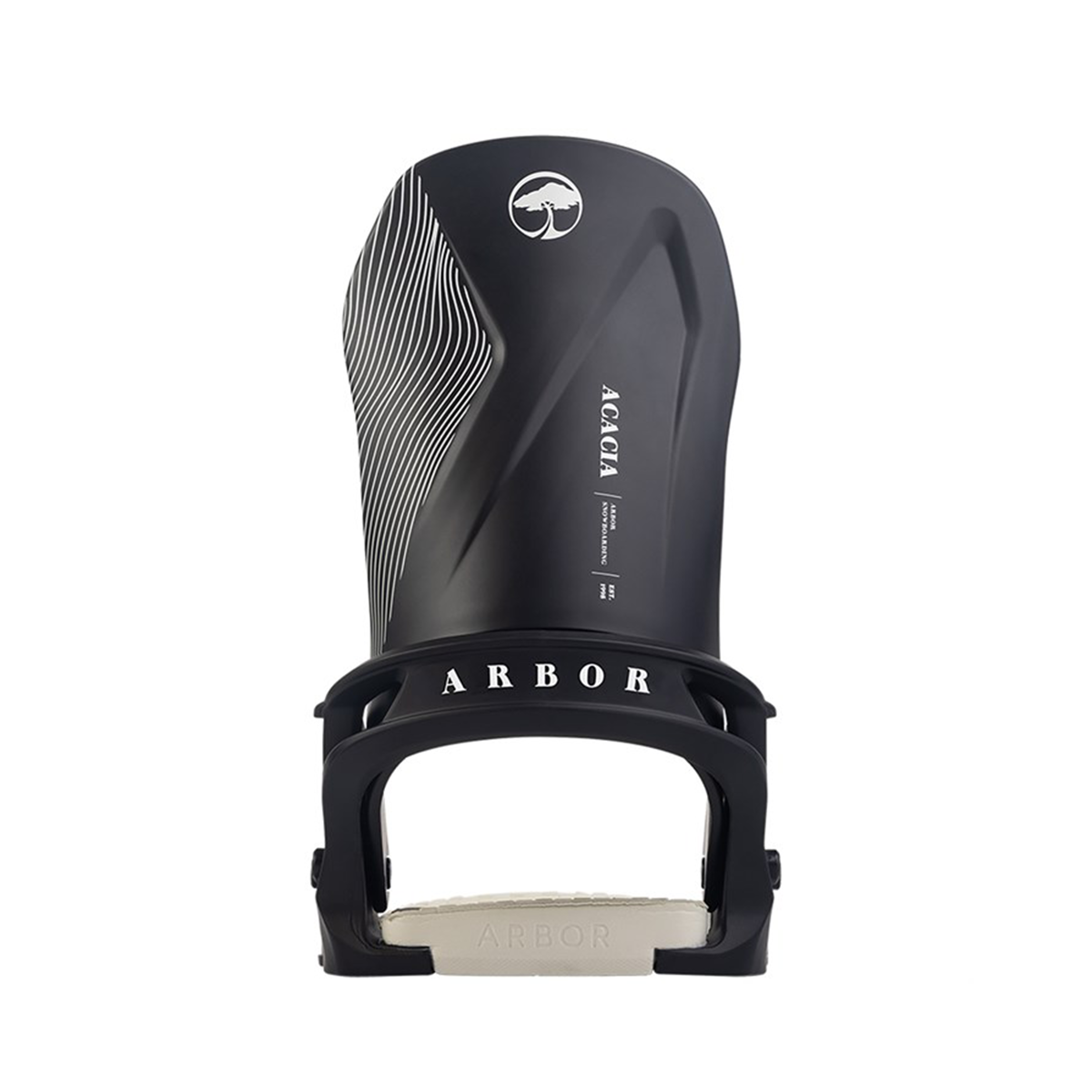 Arbor Women's 2025 Acacia Snowboard Bindings - Black / Marshmellow