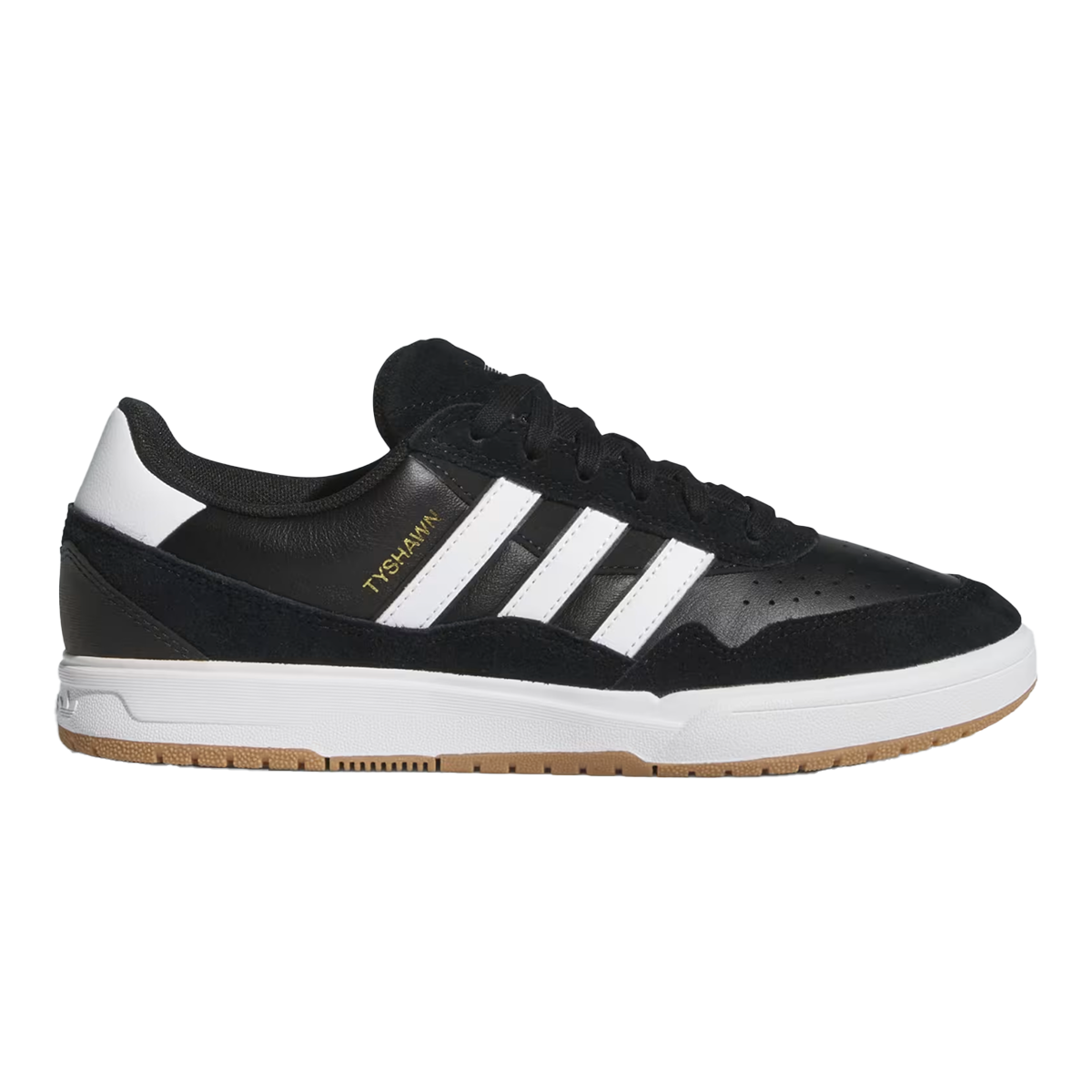 Adidas Tyshawn II Shoes - Core Black / Cloud White / Gum