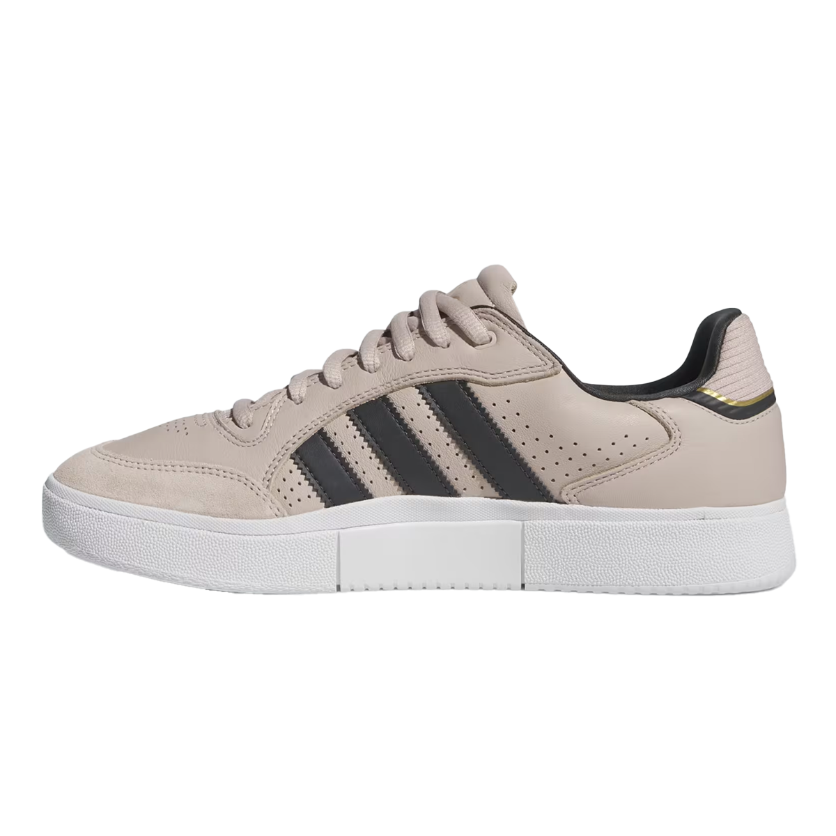 Adidas Tyshawn Low Shoes - Wonder Taupe / Carbon / Gold Metallic