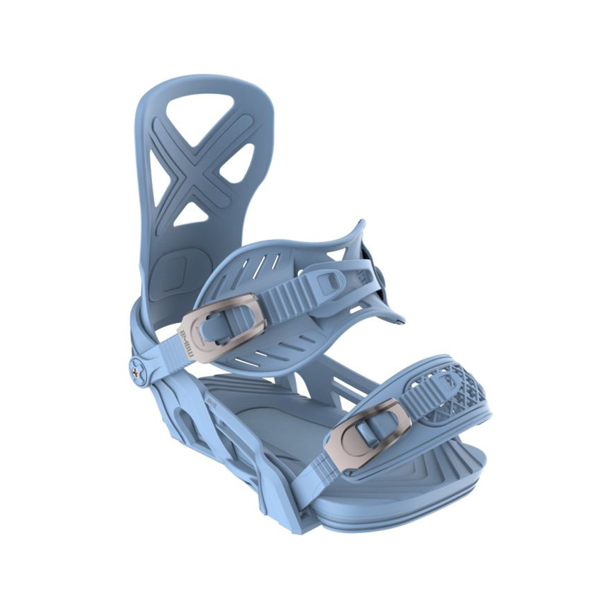 Bent Metal 2025 Anvil Snowboard Bindings - Blue