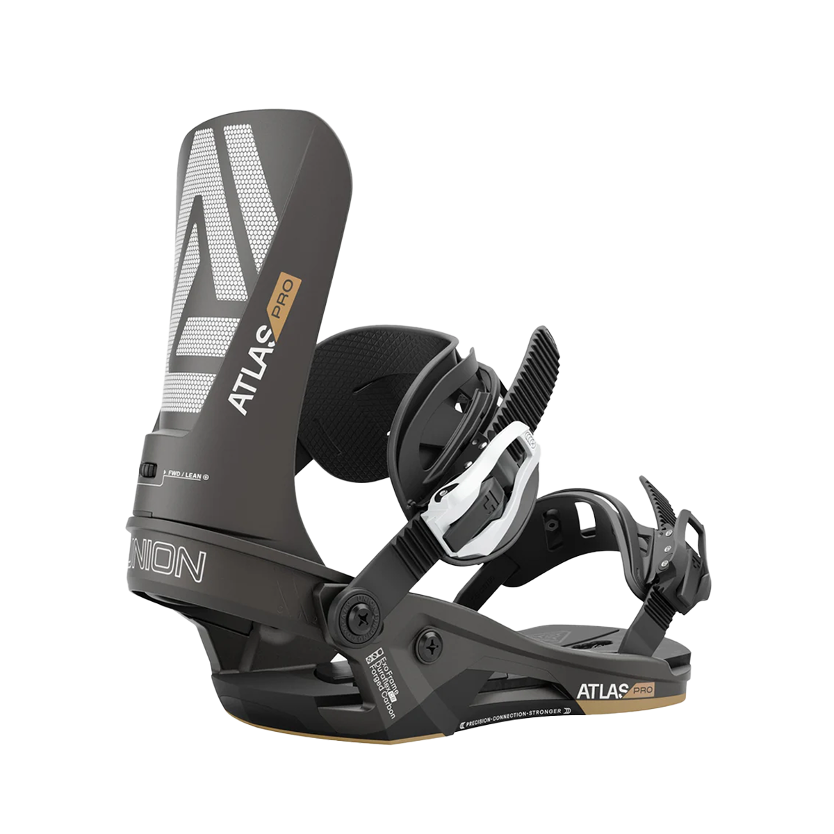 Union 2025 Atlas Pro Snowboard Bindings - Metallic Black