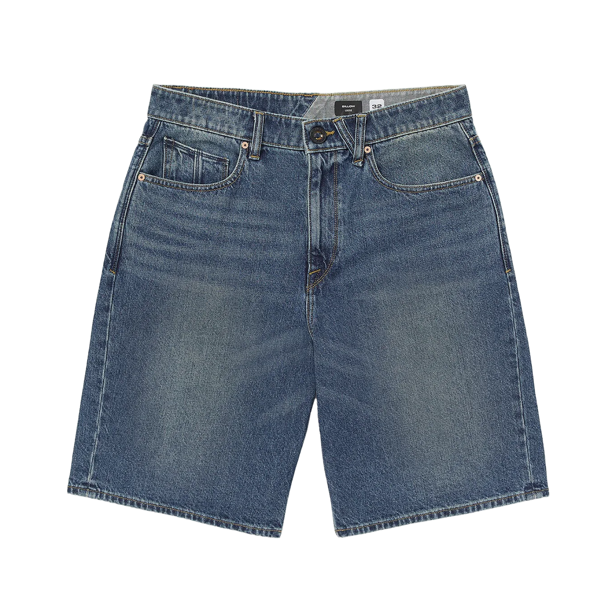 Volcom Billow Denim Shorts - Classic Blue