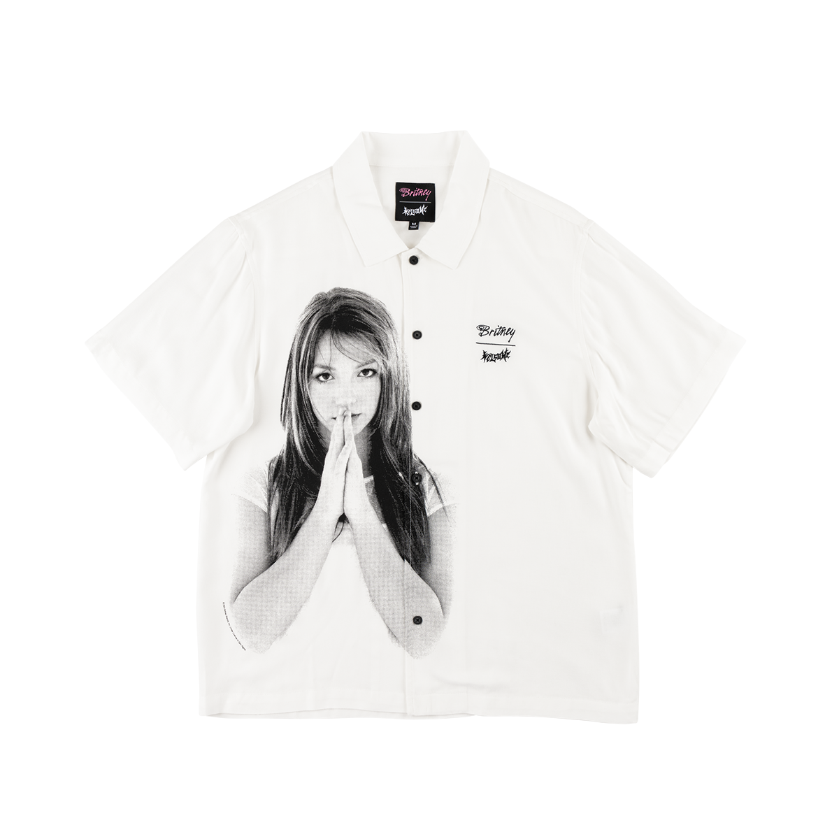 Welcome x Britney Rayon Photo Shirt - White