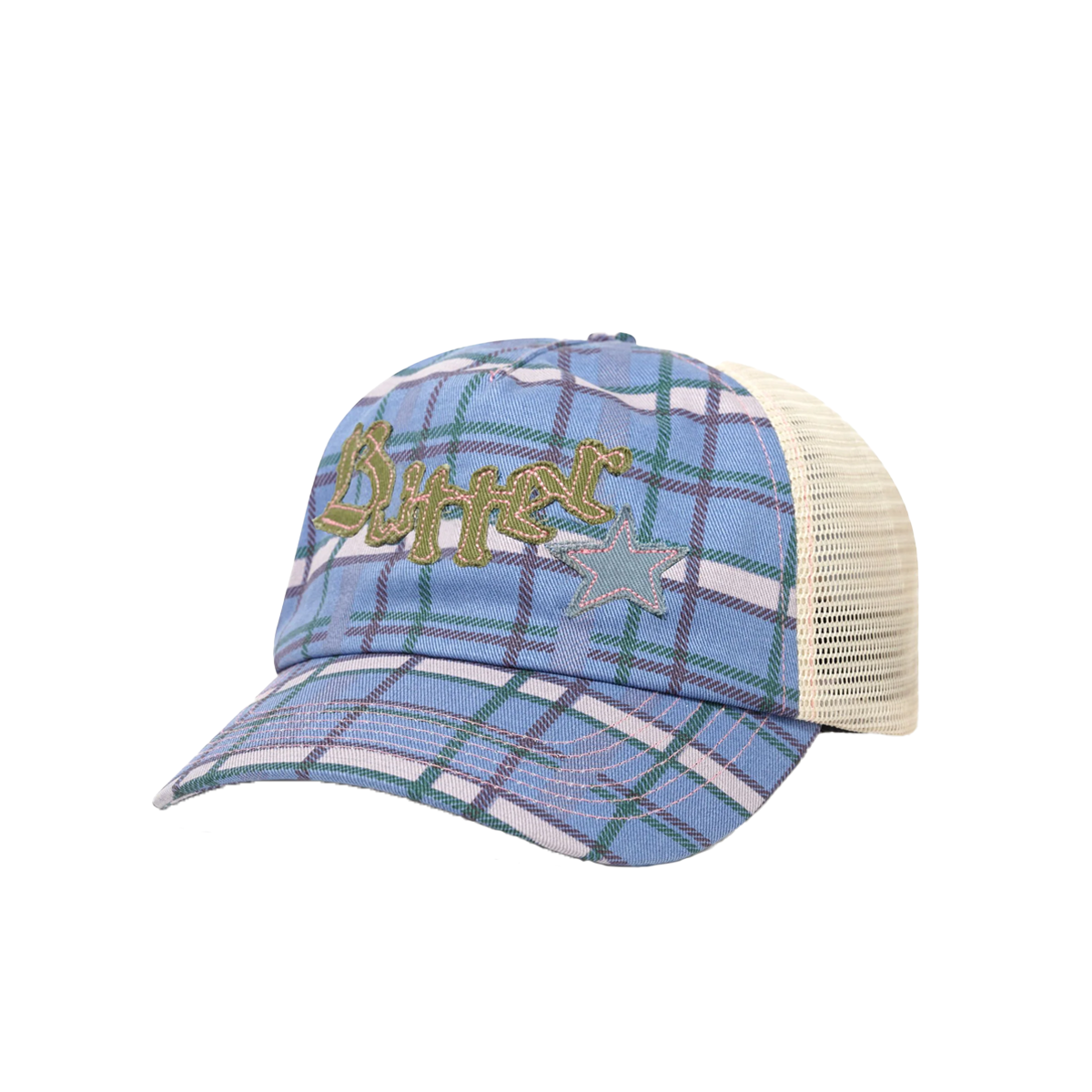 Butter Edge Trucker Cap - Plaid