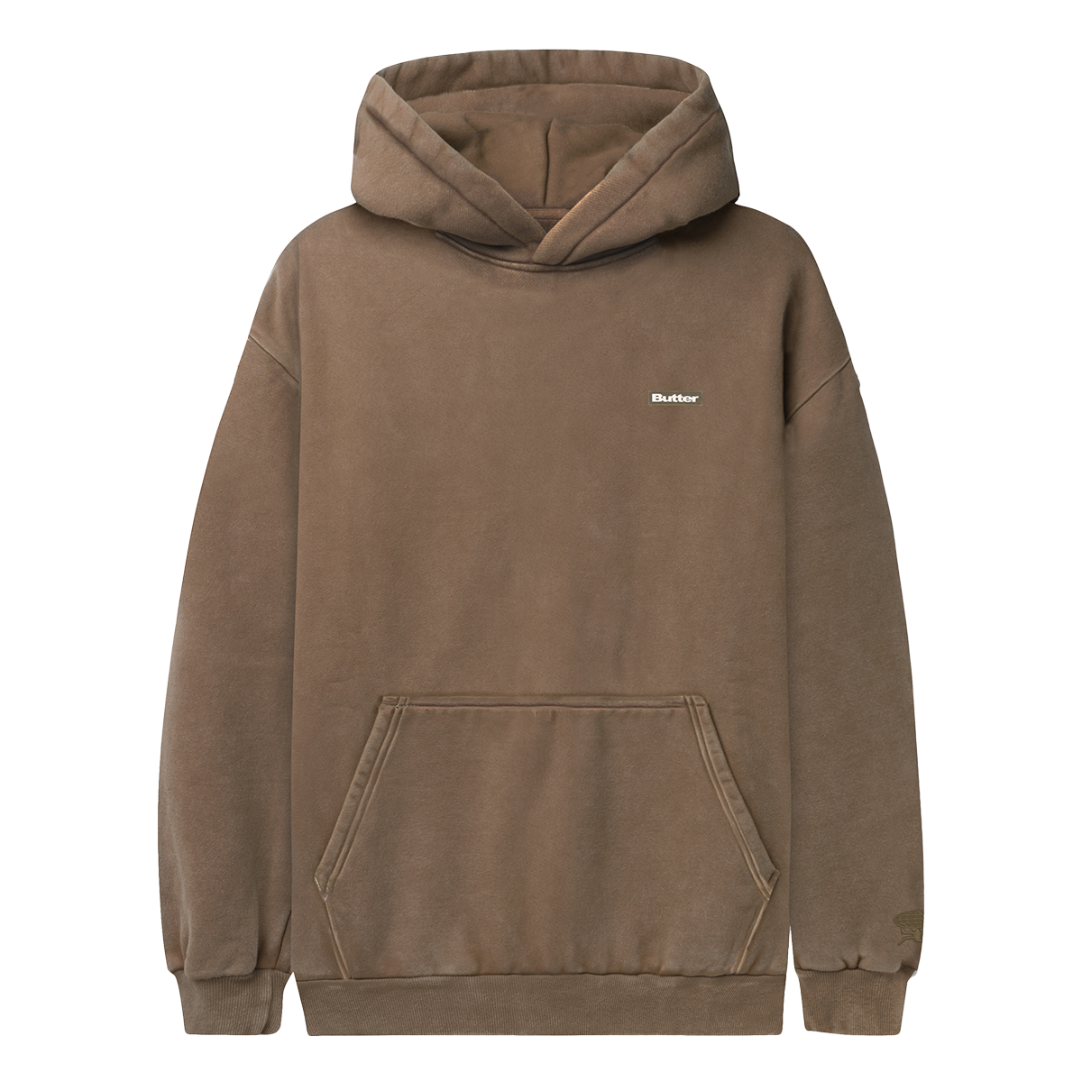 Butter Basic Pullover Hood - Washed Brown