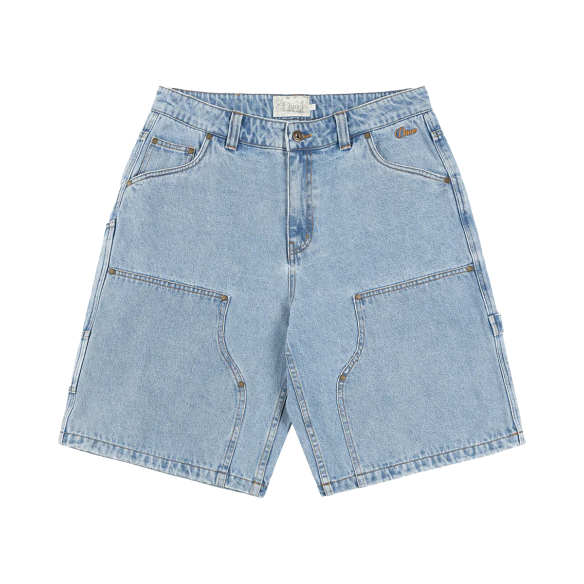 Dime Carpenter Denim Shorts - Blue Washed