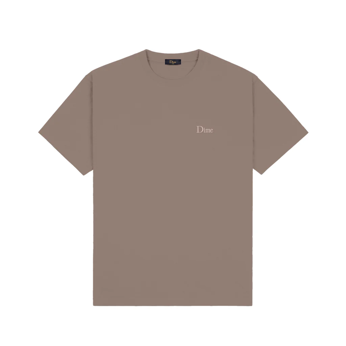Dime Classic Small Logo T-Shirt - Deep Sepia