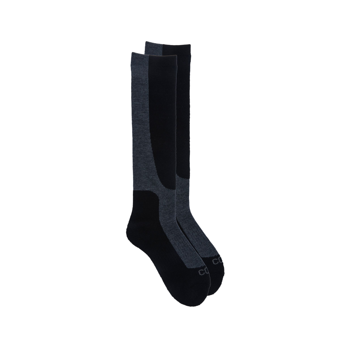 Coal Midweight Snow Socks - Black