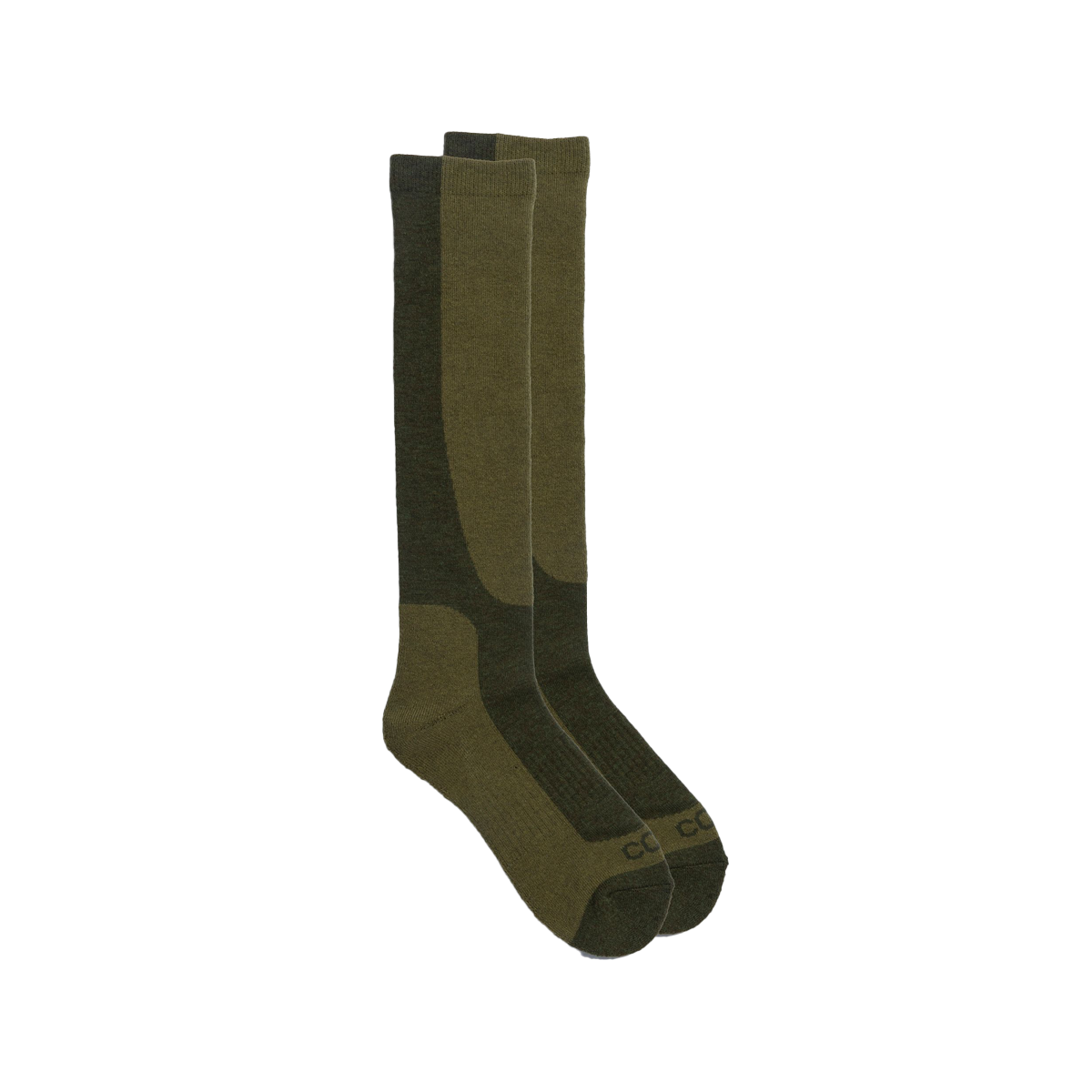 Coal Lightweight Snow Socks - Olive / Sage