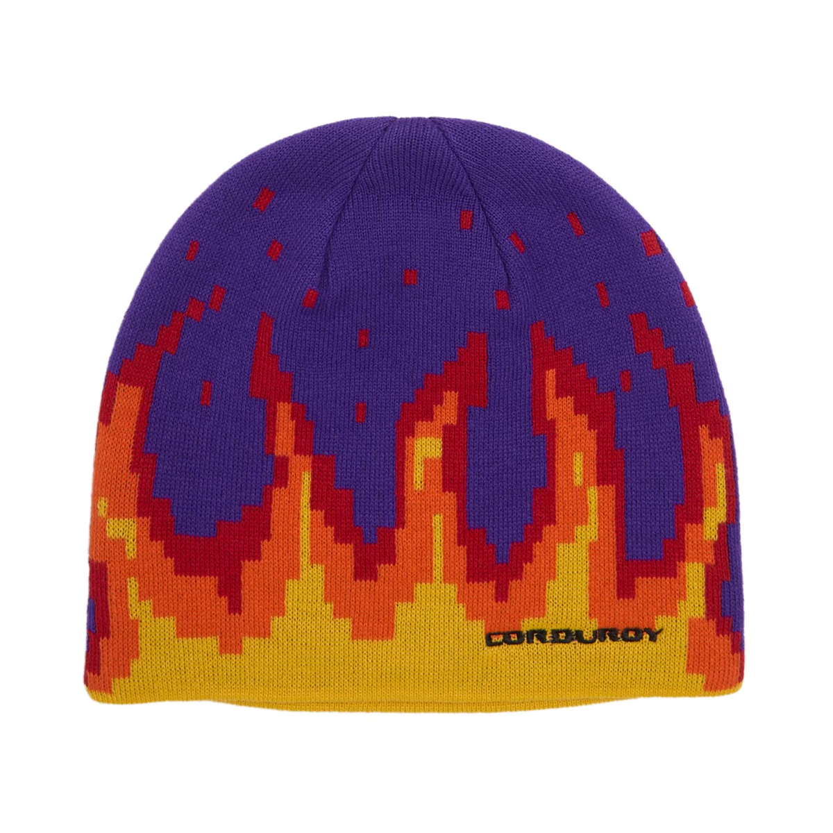 Corduroy Digi Flames Beanie - Assorted Colors