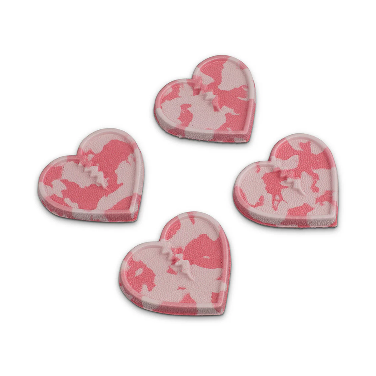 Crab Grab Mini Hearts Stomp Pad - Bubblegum Swirl