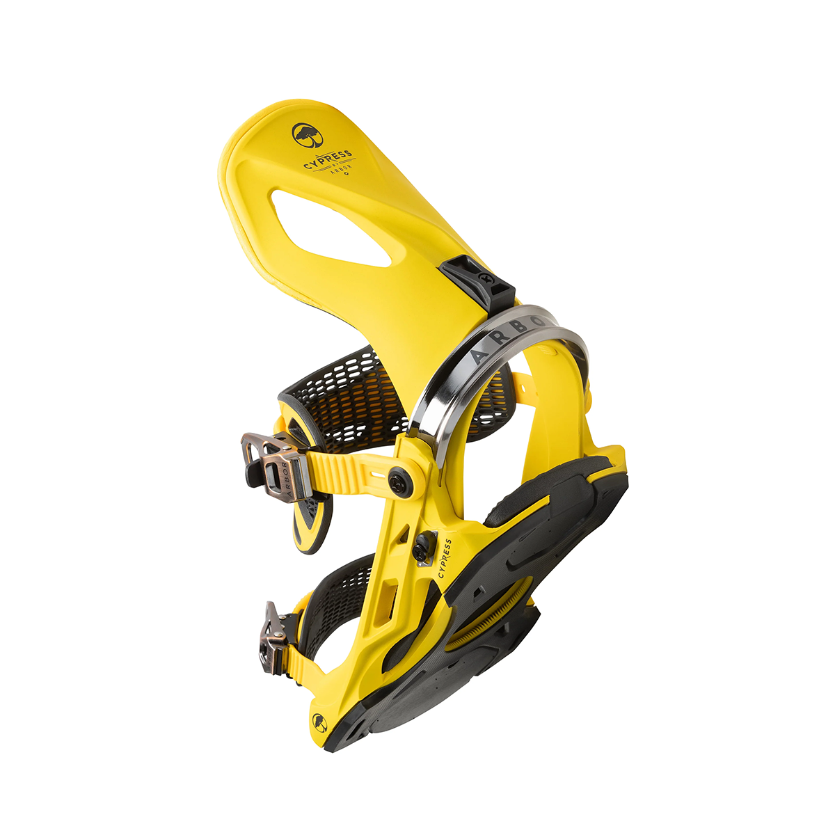 Arbor 2024 Cypress Snowboard Bindings - Yellow