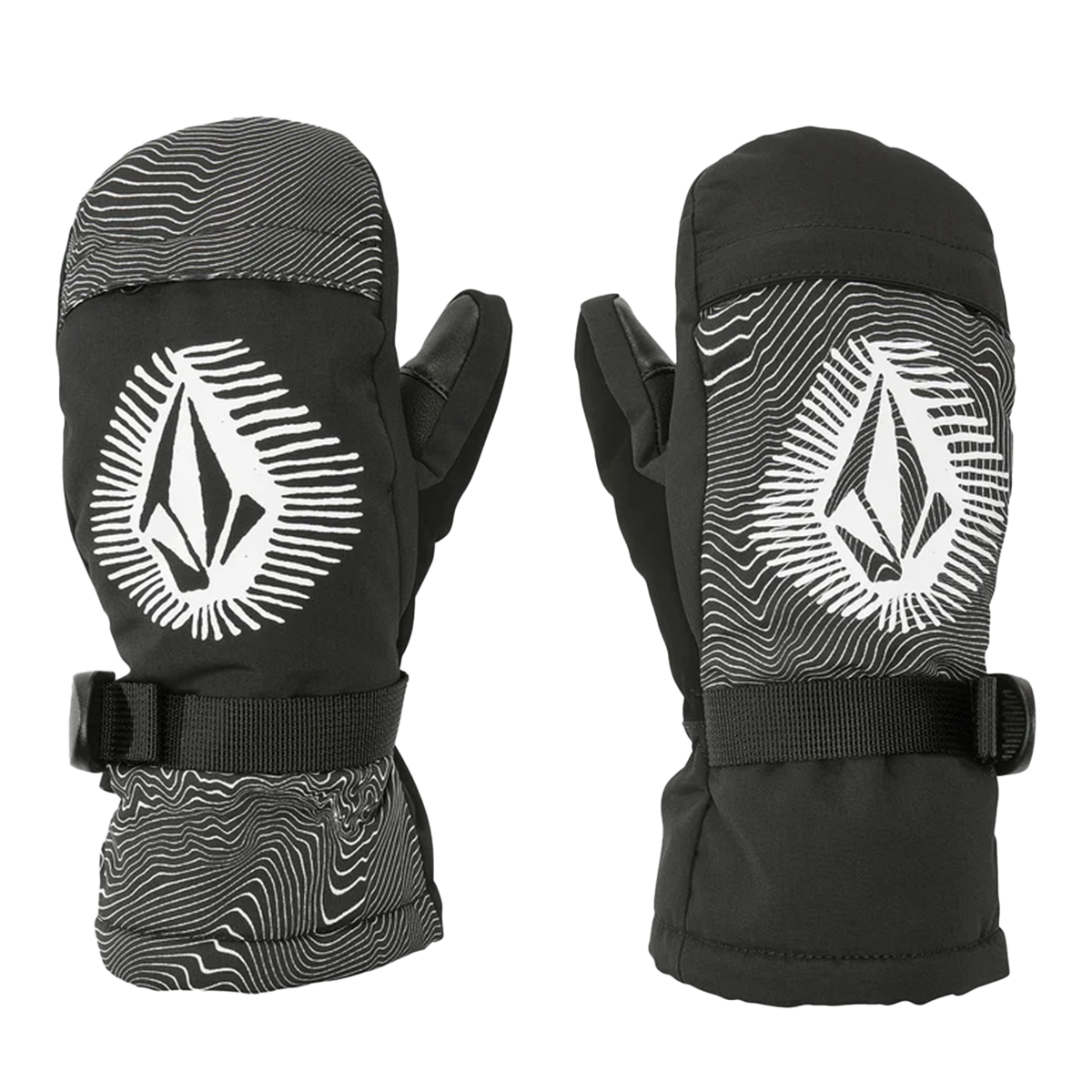 Volcom Youth Day Saver Mitt - Black Print