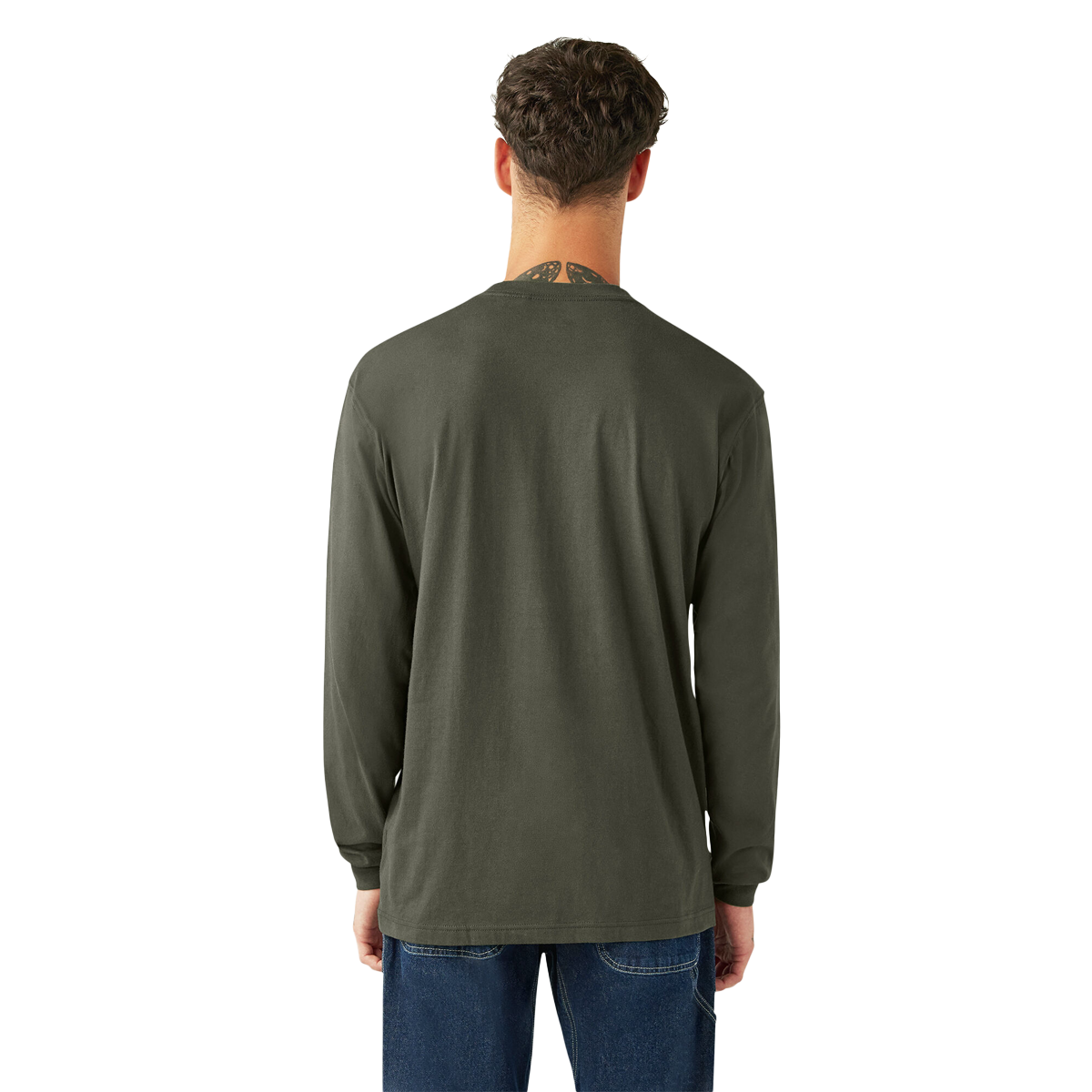 Dickies x Spitfire Long Sleeve T-Shirt - Olive Green