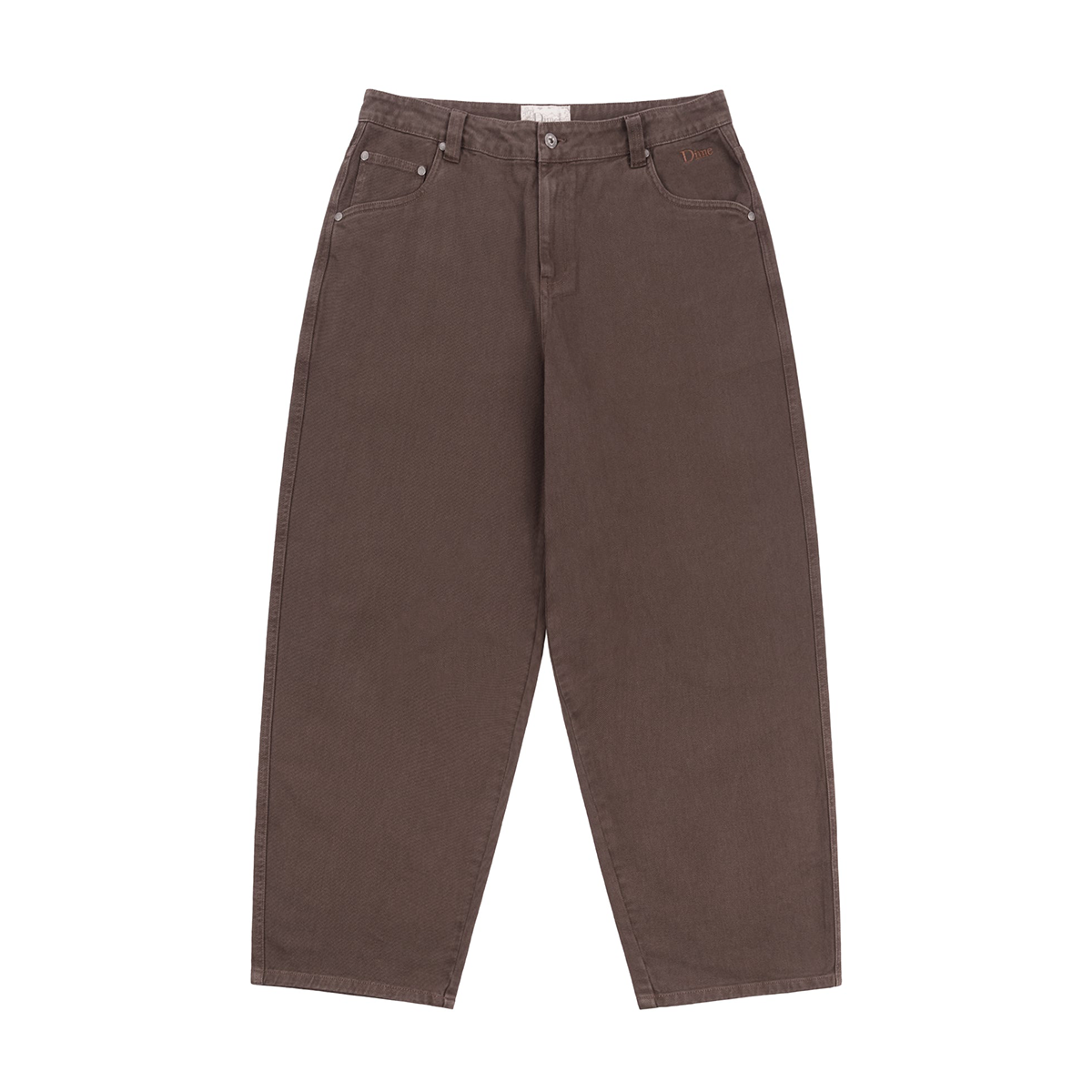 Dime Classic Baggy Denim Pants - Brown Washed