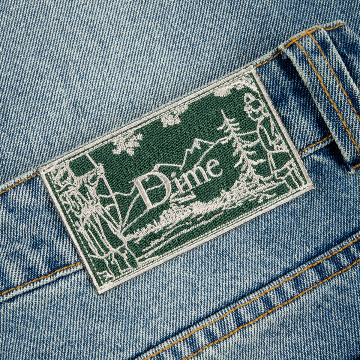 Dime Classic Relaxed Denim Jeans - Sandblasted Indigo