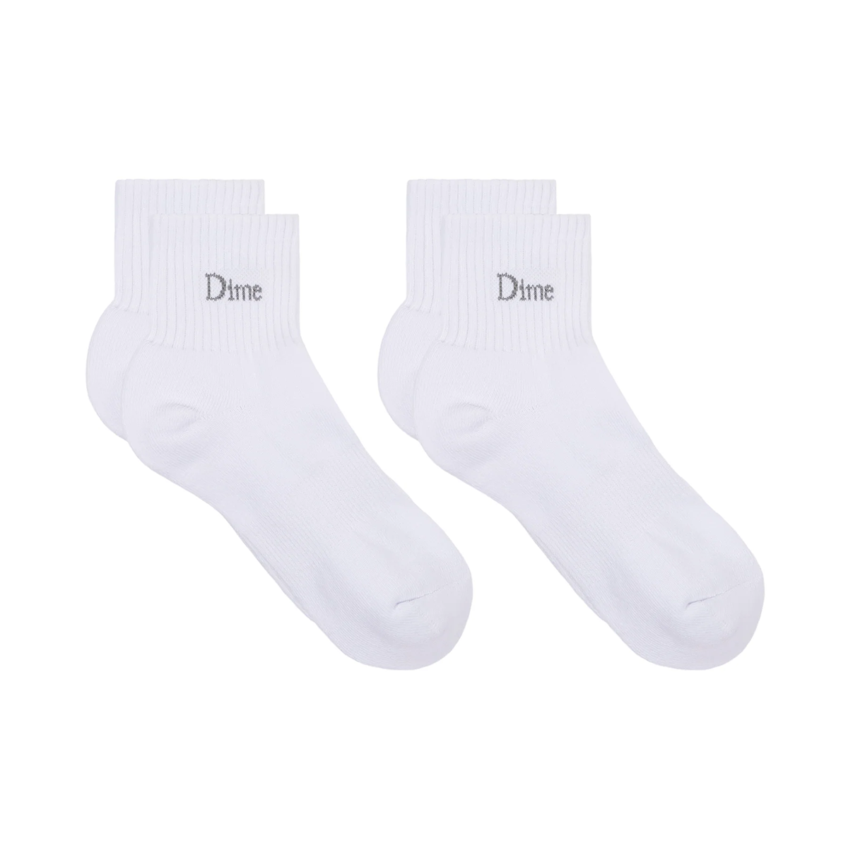 Dime Classic 2-Pack Socks - White