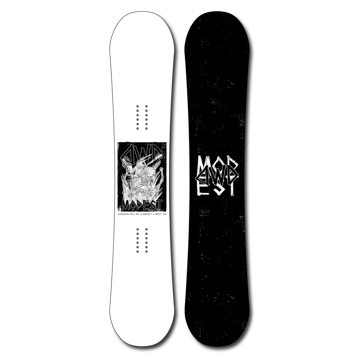 Dinosaurs Will Die 2025 MaeT Snowboard - Assorted Sizes