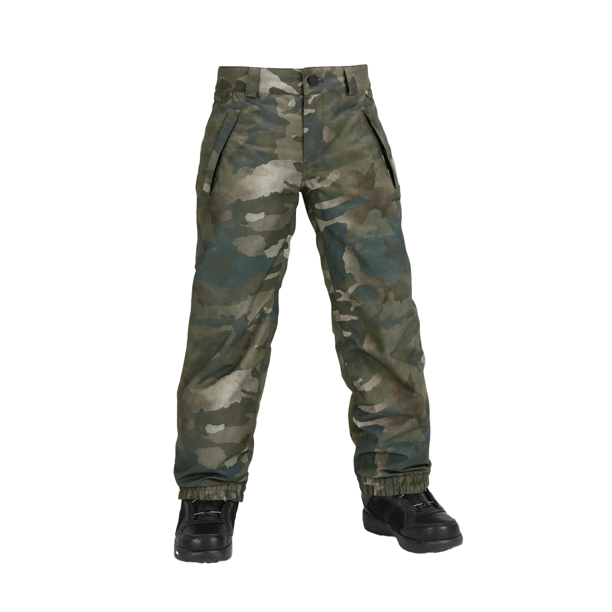 Volcom Youth Fernie Insulated Snow Pants - Cloudwash Camo