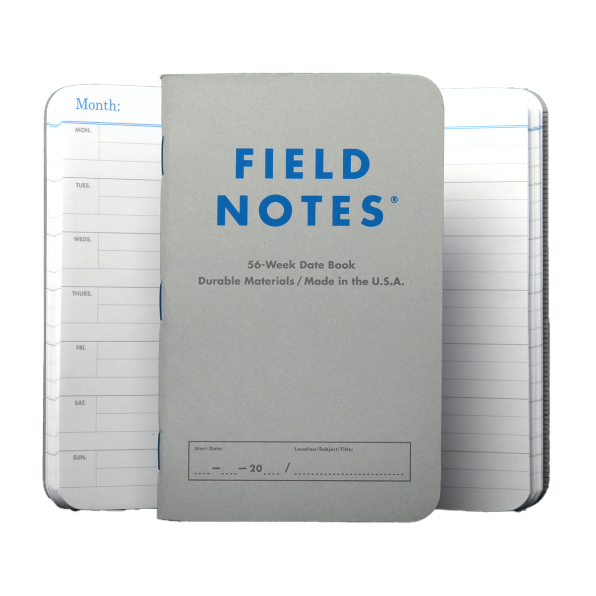 Field Notes Index 56-Week Date Book - Blue Logo