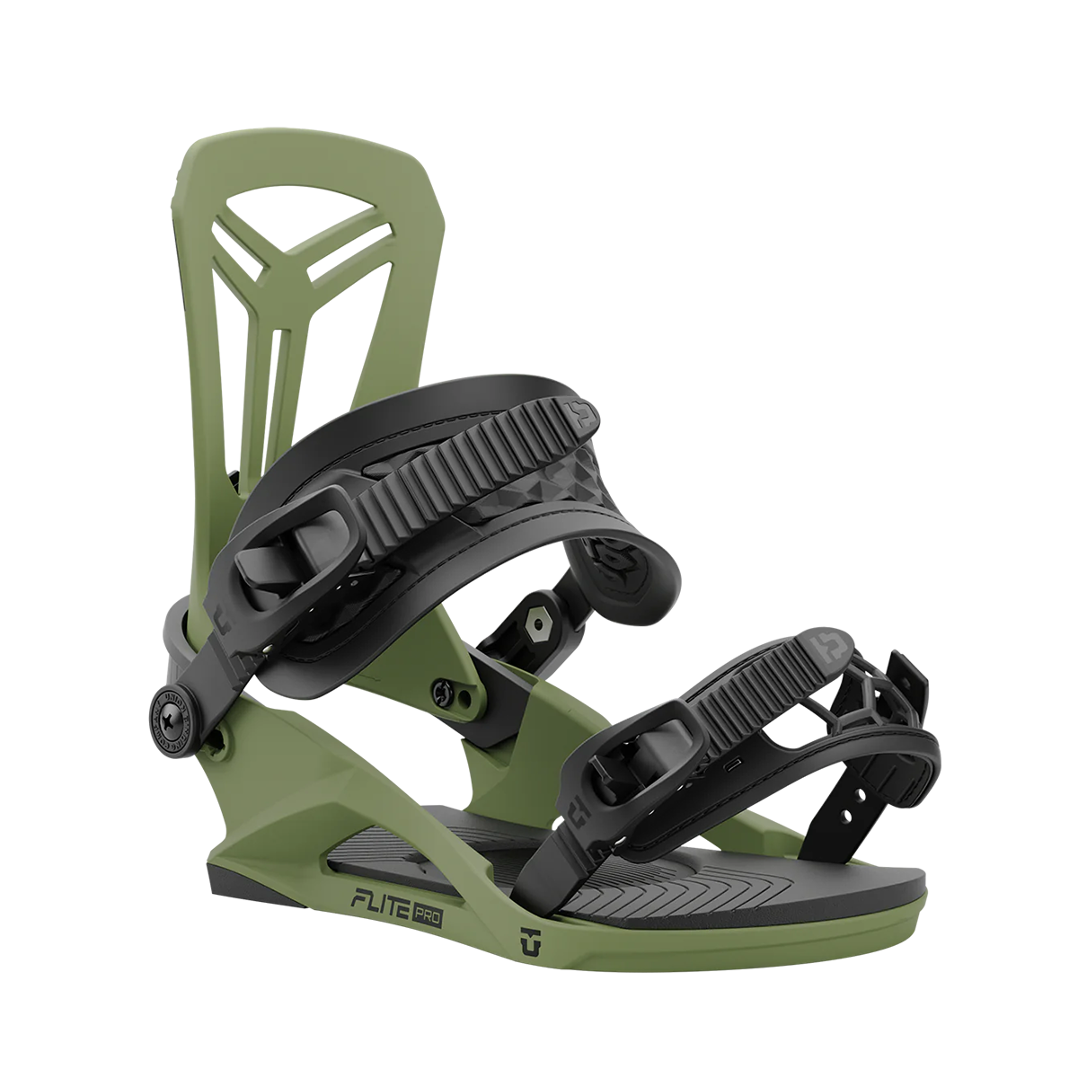 Union 2025 Flite Pro Snowboard Bindings - Olive Green