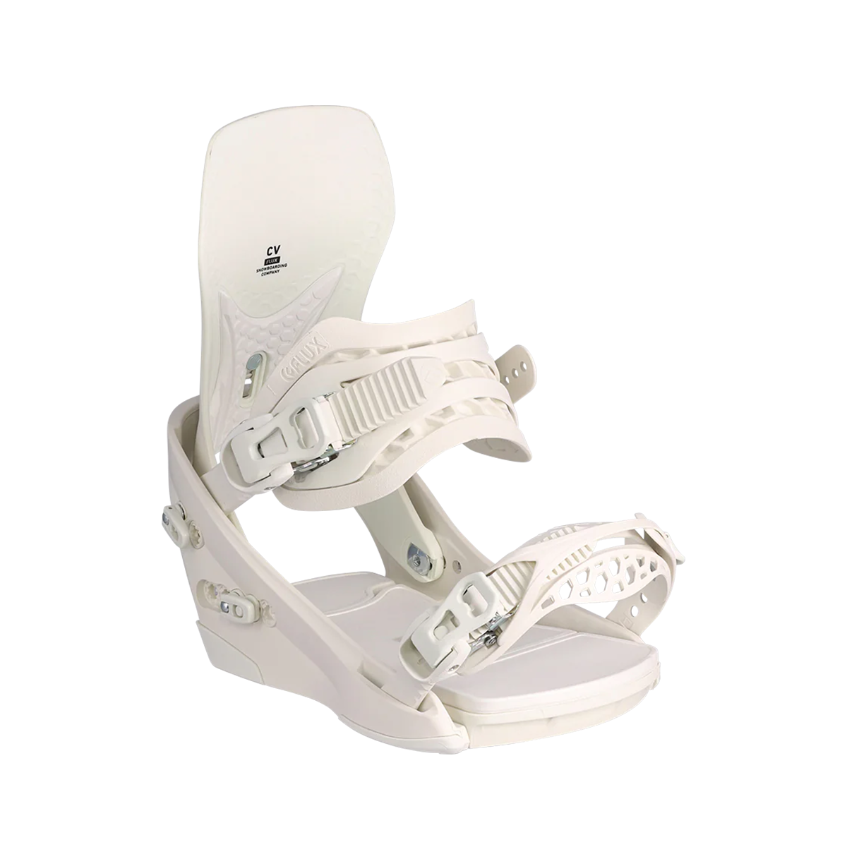 Flux 2025 CV Snowboard Bindings - Off White