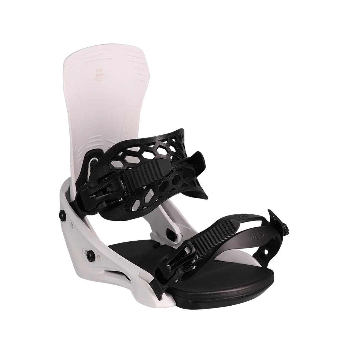 Flux 2025 EM Snowboard Bindings - White