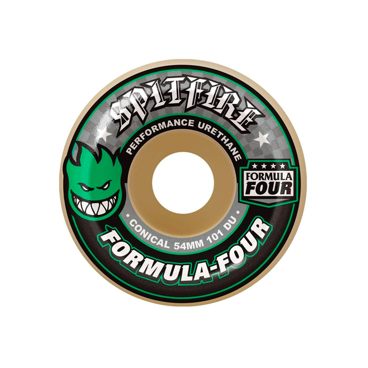 Spitfire Formula Four Conical Wheels 101du Natural - Assorted Sizes