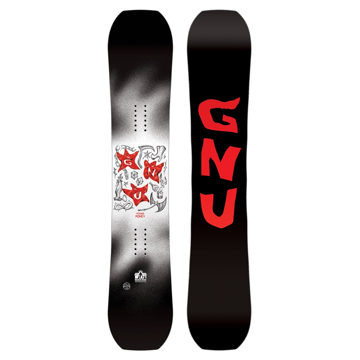 GNU 2025 Youth Young Money Snowboard - 135